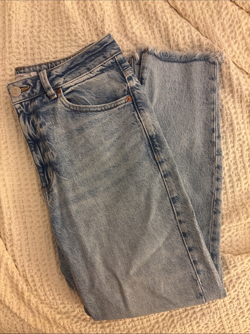 Garage Light Blue Mom Jeans